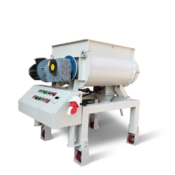 Dual shaft paddle mixer