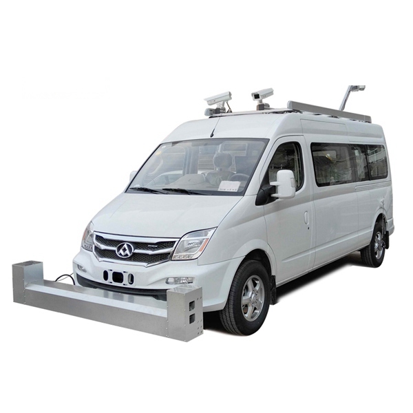 Laser pavement section test system