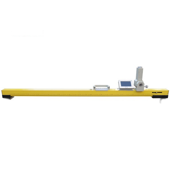 Laser portable railway catenary system geometrical parameters measuring device