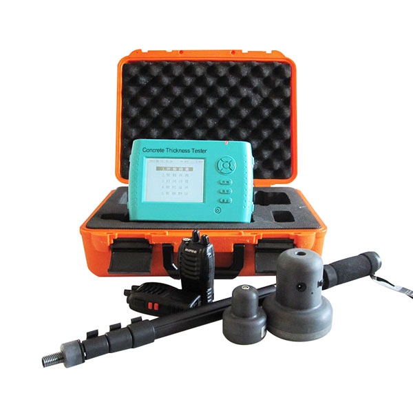 Concrete thickness tester